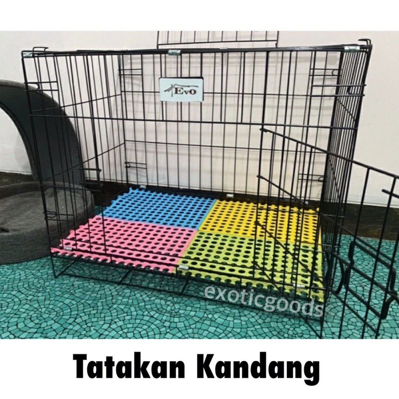 EXOTICGOODS FOOTREST KANDANG ALAS KANDANG HEWAN TATAKAN KANDANG KELINCI ALAS KUCING ANJING ALAS KELINCI MARMUT