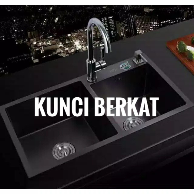 Kitchen Sink Black/Bak cuci piring hitam/BCP/Sus 304