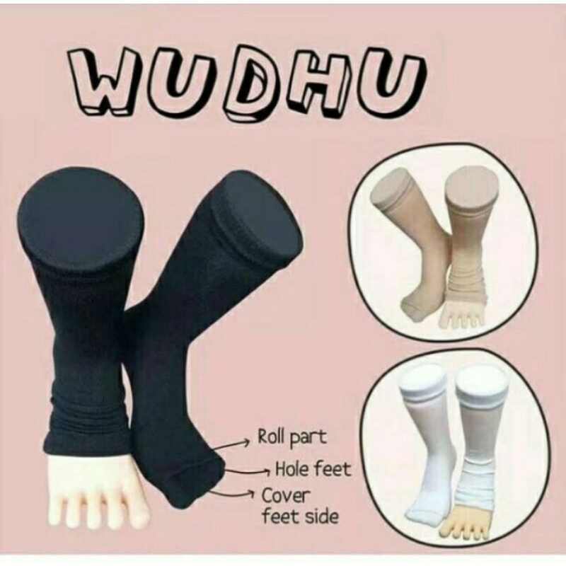 Kaos kaki wudhu Ijtihad wa taqwa / kaos kaki muslimah wudhu