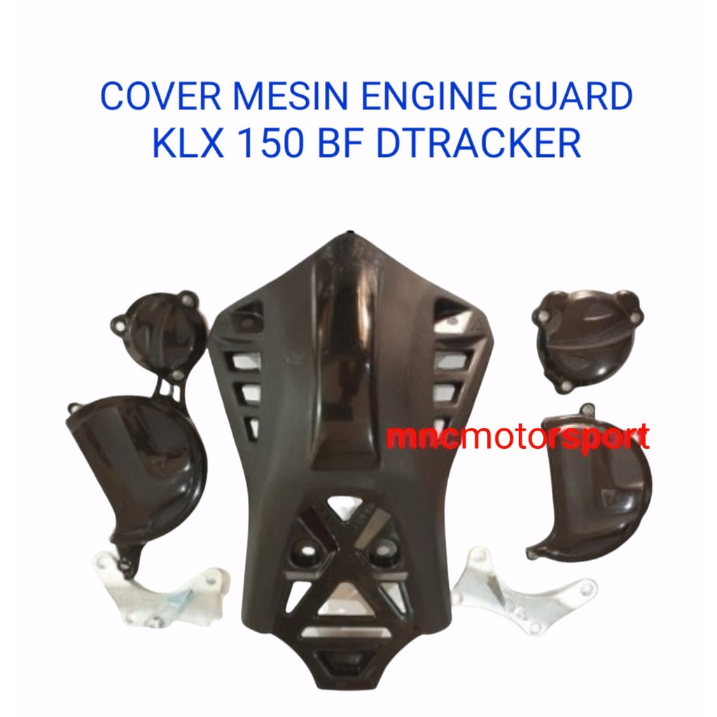 COVER MESIN ENGINE GUARD KLX 150 BF DTRACKER KOMPLIT