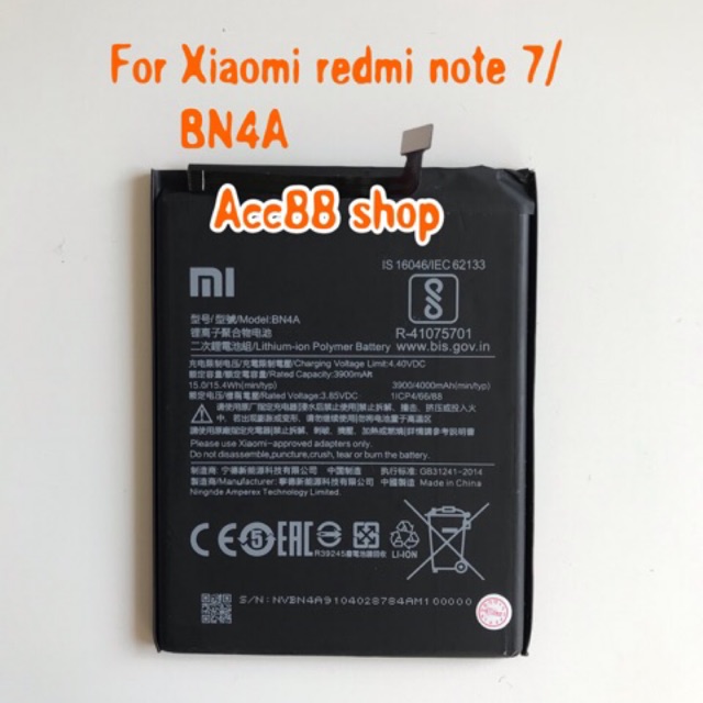 Batre battery baterai Original XIAOMI REDMI NOTE 7 / 7S / 7 Pro / 8T BN4A