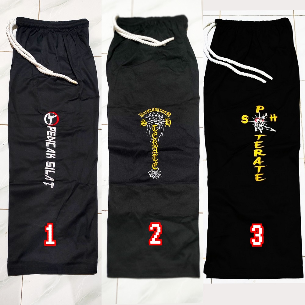 CELANA SAKRAL WARGA PSHT BORDIR-CELANA SILAT PSHT-KOMPRANG WARGA BORDIR PSHT