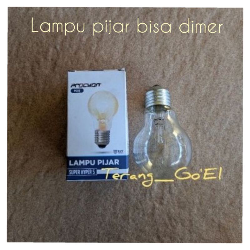 PROCYON LAMPU BOHLAM/LAMPU PIJAR PROCYON PS 55/LAMPU DOP AYAM 5 WATT KUNING