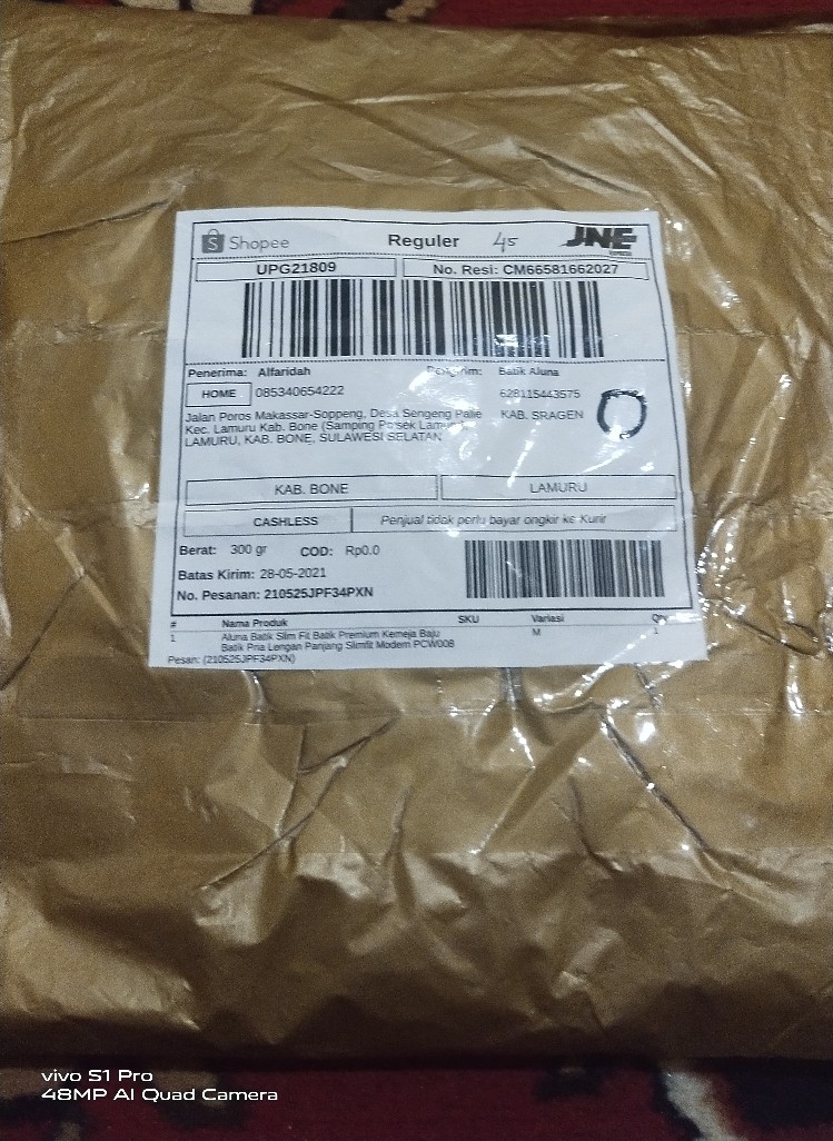 [ Bisa Cod ] Batik Premium Lengan Panjang Pria Modern Full Furing Slimfit Batik Solo Katun Premium