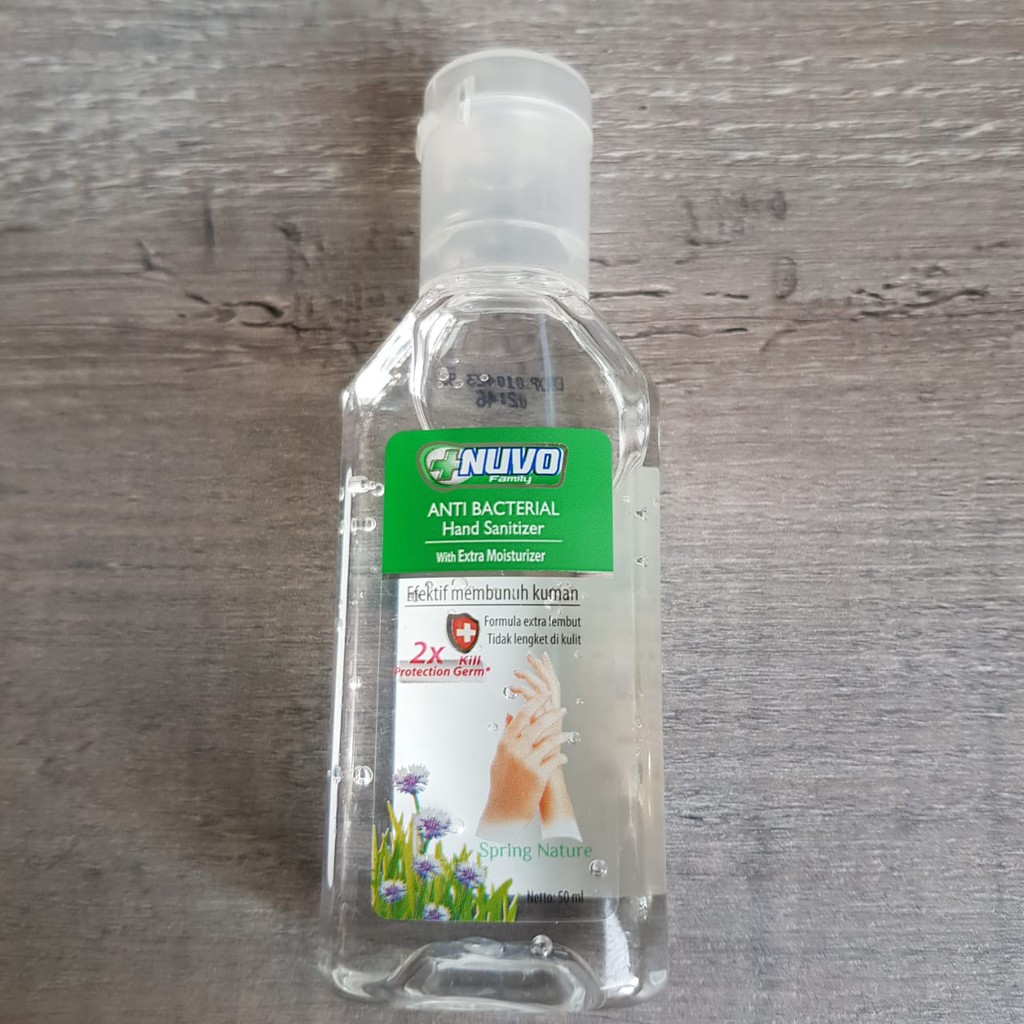 nuvo family gel hand sanitizer 50 ml / 85 ml /250 ml