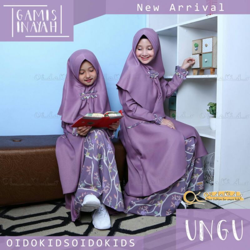 Gamis inayah oido anak remaja