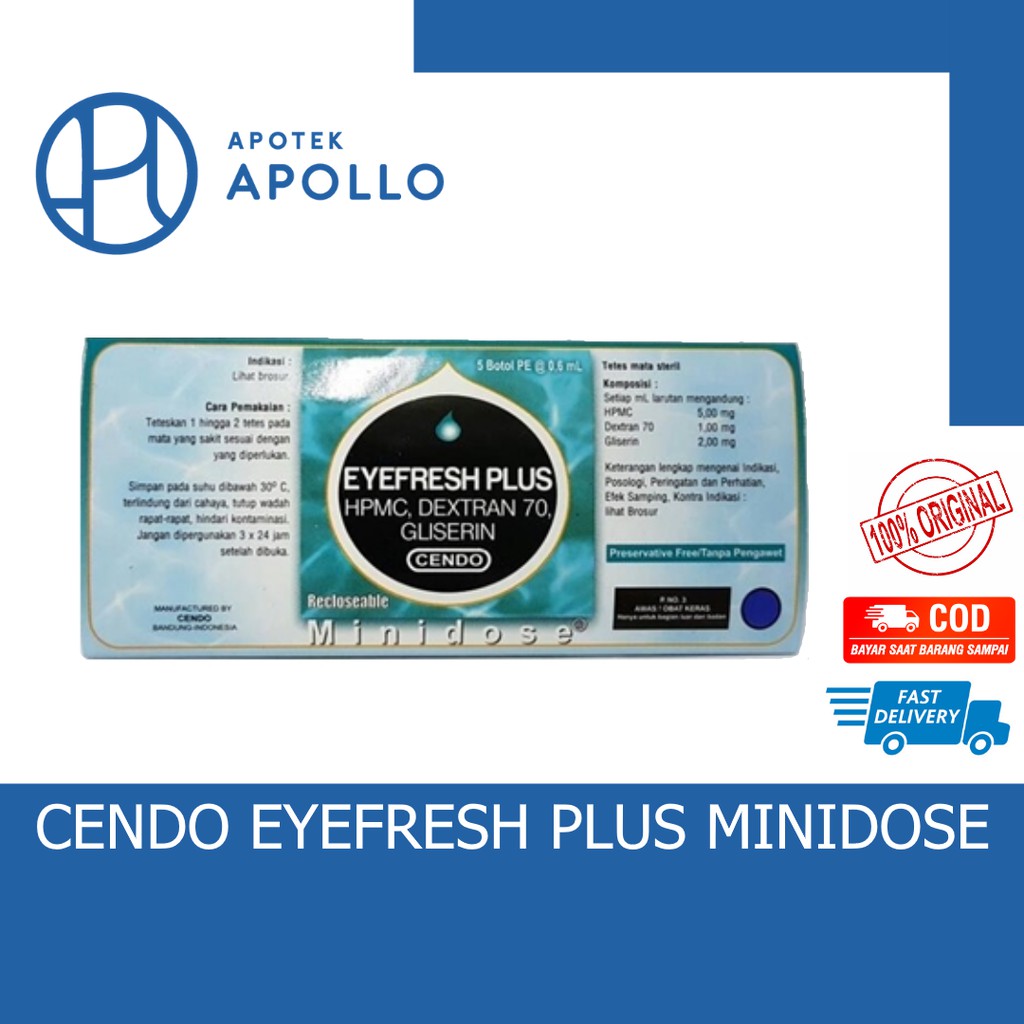 CENDO EYEFRESH PLUS MINIDOSE