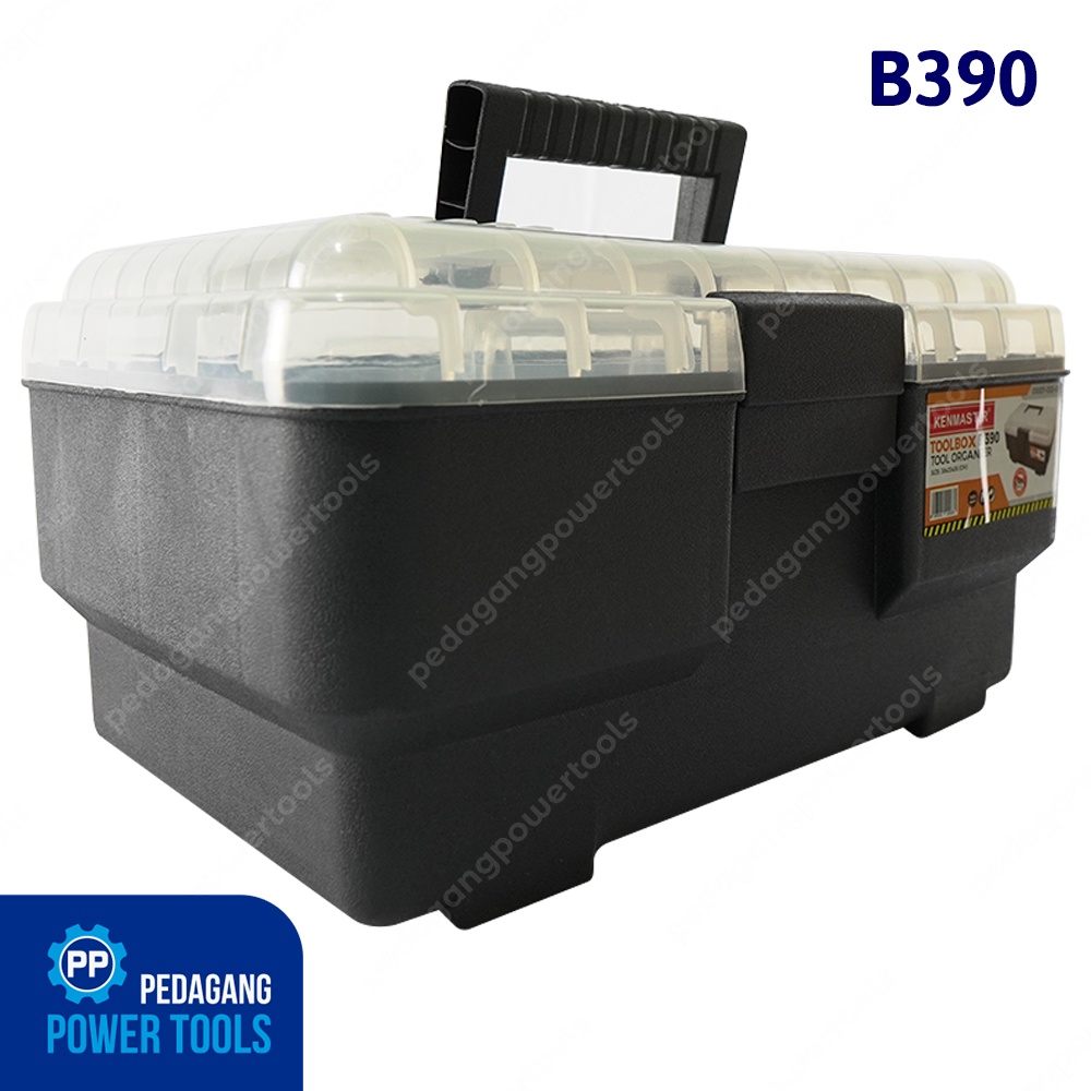 KENMASTER TOOL BOX B390 BESAR ORGANIZER TOOLBOX TOOLKIT KOTAK PERKAKAS