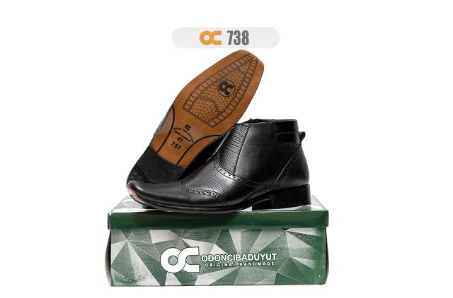 OC-738 SEPATU KULIT EXCLUSIVE/ SEPATU KULIT PRIA/ SEPATU KANTORAN/ ODON CIBADUYUT/ COD/ SEPATU PRIA