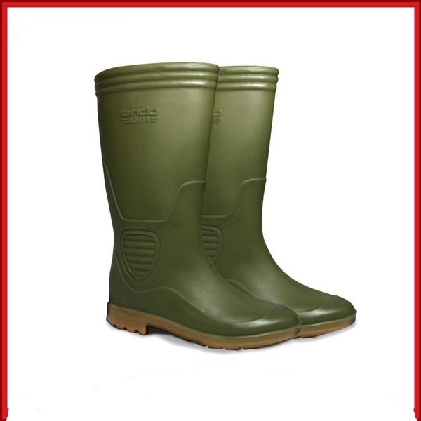Sepatu Boots ANDO Hercules Boot Karet Warna Hijau Kuning HITAM MERAH