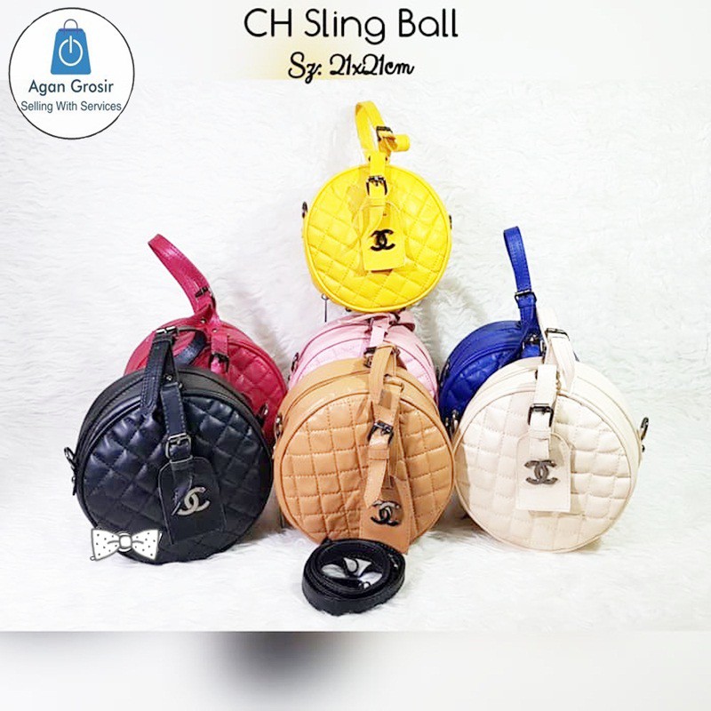 CH SLING BALL/ TAS / TAS WANITA / TAS IMPORT / TAS BATAM / TAS MURAH / TAS CEWEK / TAS BRANDED