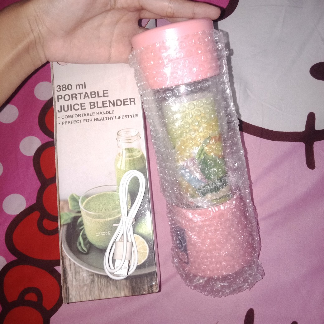 4 Mata Pisau Portable Blender Jus Usb Mixer Alat Smoothie