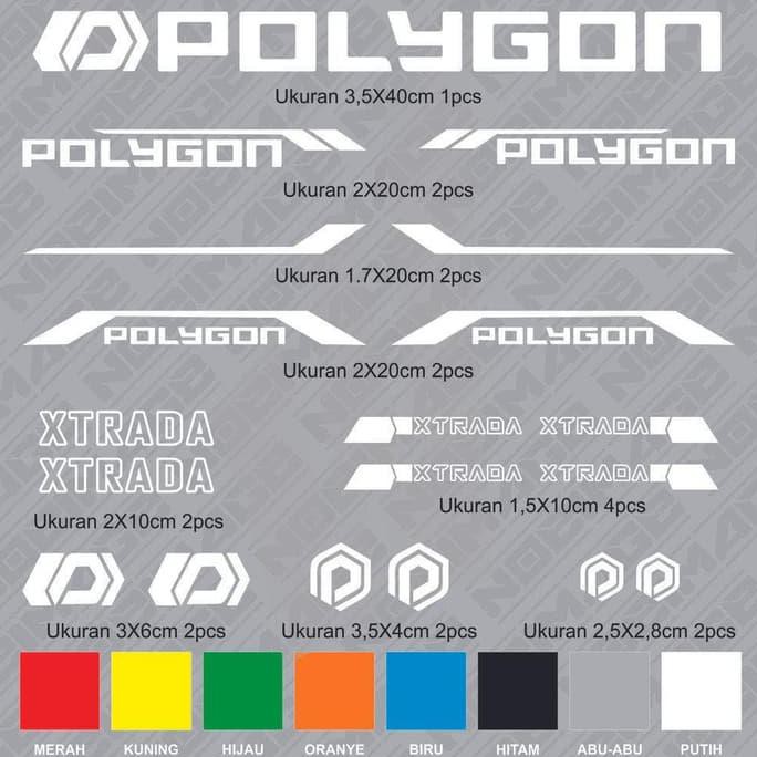 STICKER FRAME SEPEDA POLYGON XTRADA KIT 1 Shopee Indonesia STICKER FRAME SEPEDA POLYGON XTRADA KIT 1 Shopee Indonesia