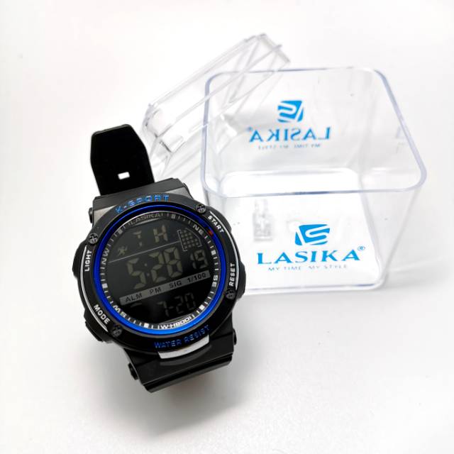 Jam tangan digital Sporty water Resist Lasika 901 hitam