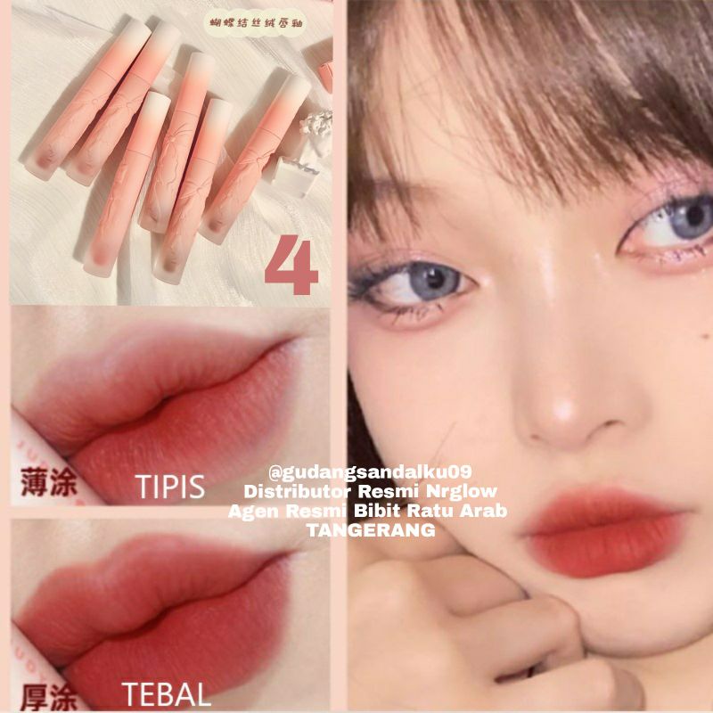 LIPSTIK WATERPROOF - LIPGLOS - LIPSTIK TAHAN LAMA DAN RINGAN - LML 1044-Ribbon 04