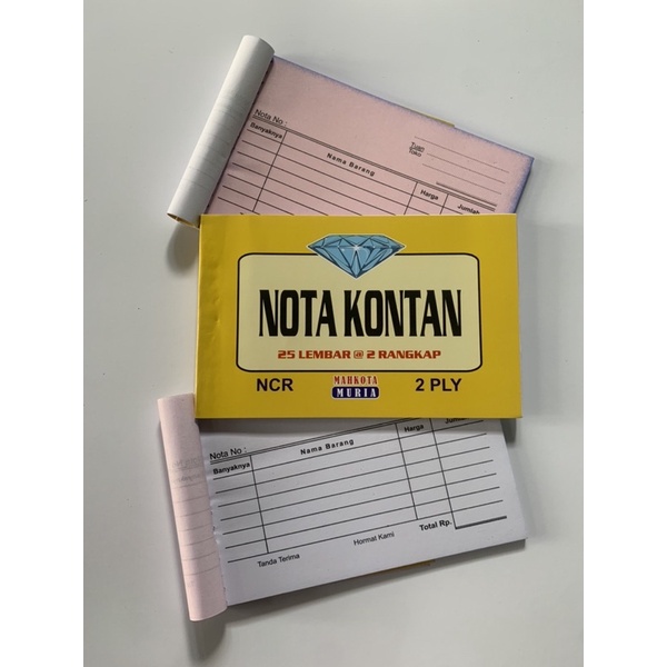 

NOTA KONTAN 2 PLY KECIL, NOTA NCR, DESAIN LANDSCAPE