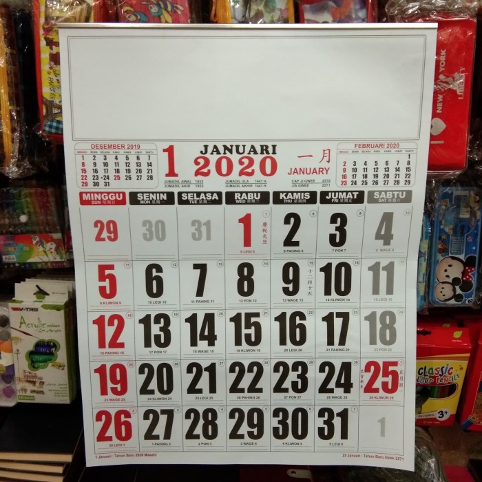 

ORGANIZER-DOCUMENT- KALENDER KERJA JUMBO 2020 -DOCUMENT-ORGANIZER.