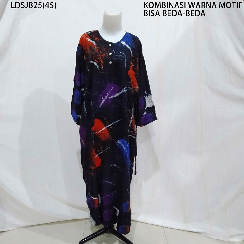 Long Dress Jumbo Daster Batik Pekalongan 25