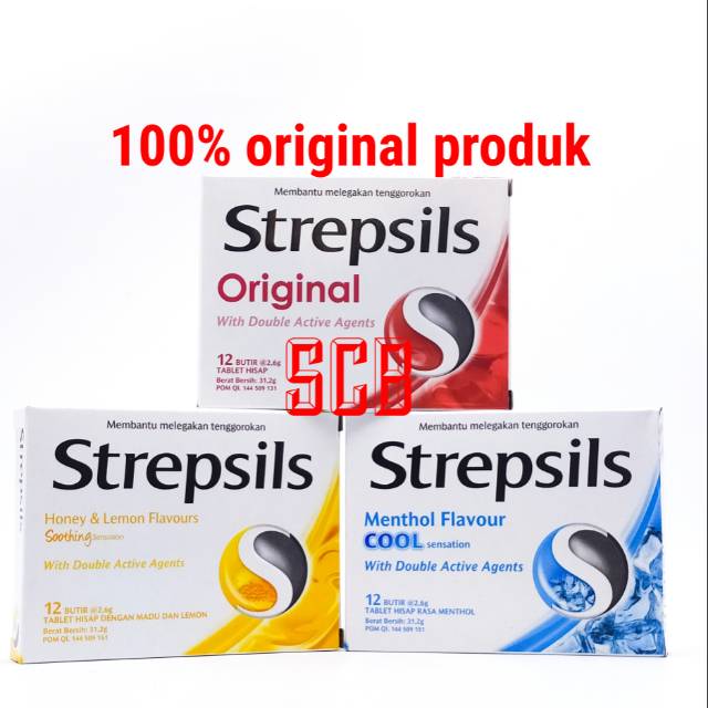Strepsils (Isi 12 Butir) - Membantu Melegakan Tenggorokan