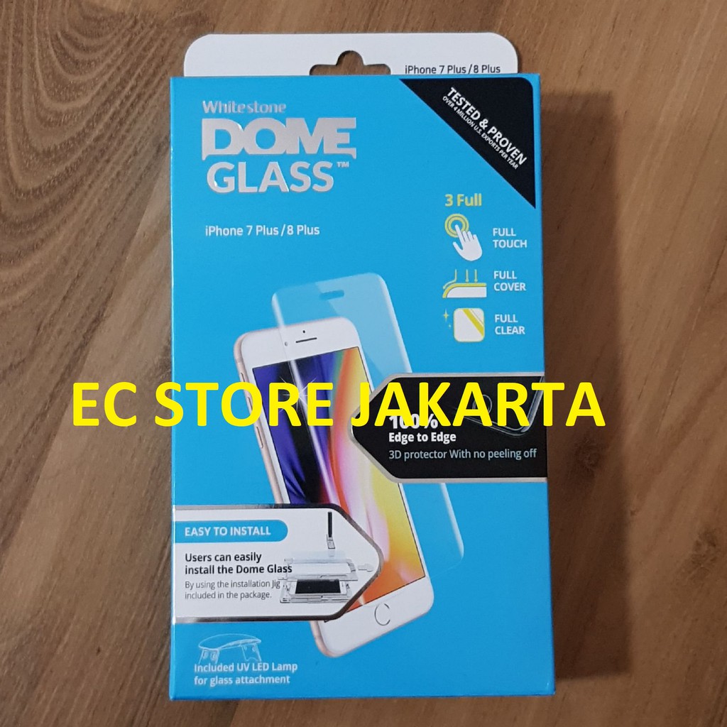 Original WhiteStone Dome Full Adhesive Tempered Glass IPhone 8 Plus