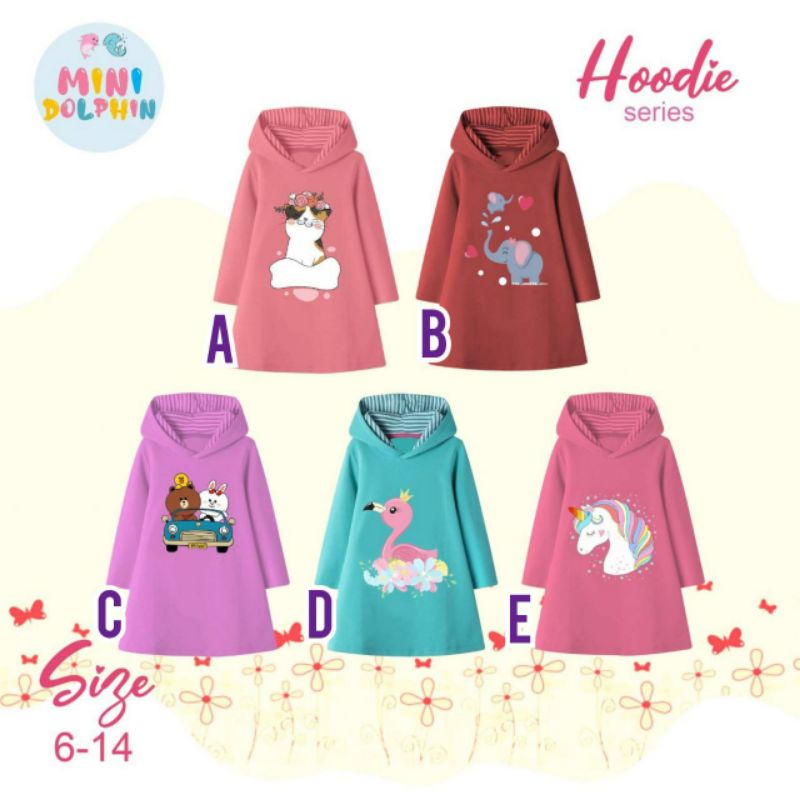 Tunik Hoodie Series by Mini Dolphin