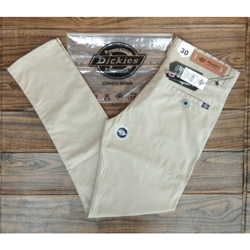 Celana Chino Cream Panjang Distro Dickies