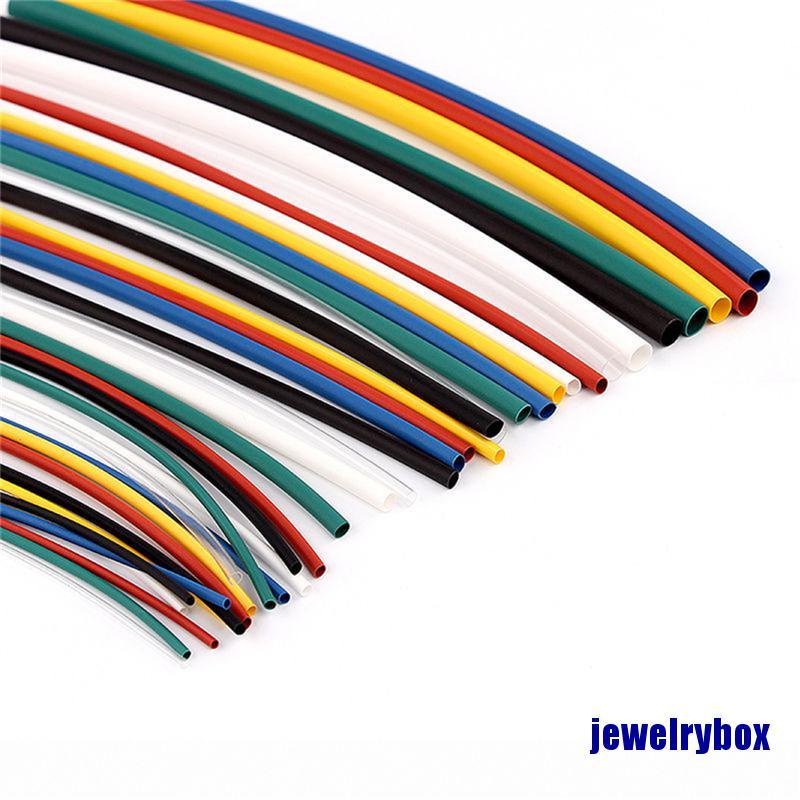 (Jewelrybox) 70pcs Tabung Heat Shrink 2: 1 8 Ukuran Untuk Kabel Listrik