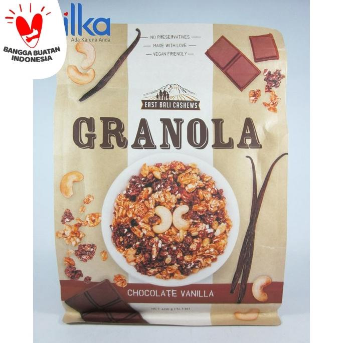 

favorit] EAST BALI CASHEWS GRANOLA CHOCOLATE VANILLA 400g