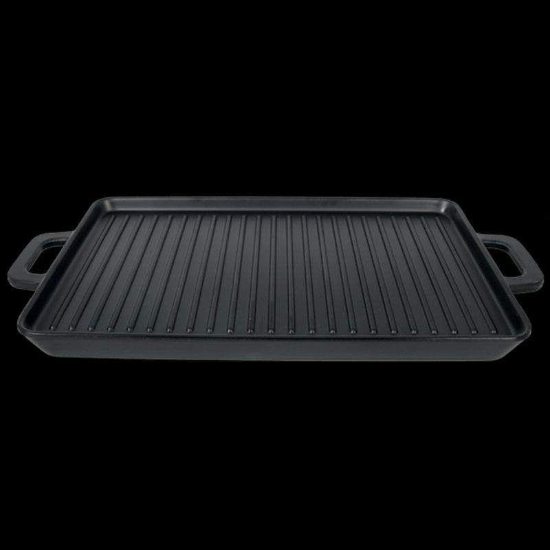 P6310A Piring Model Pemanggang Kotak 10 inch Hitam Melamine Golden Dragon ( Bukan alat masak )