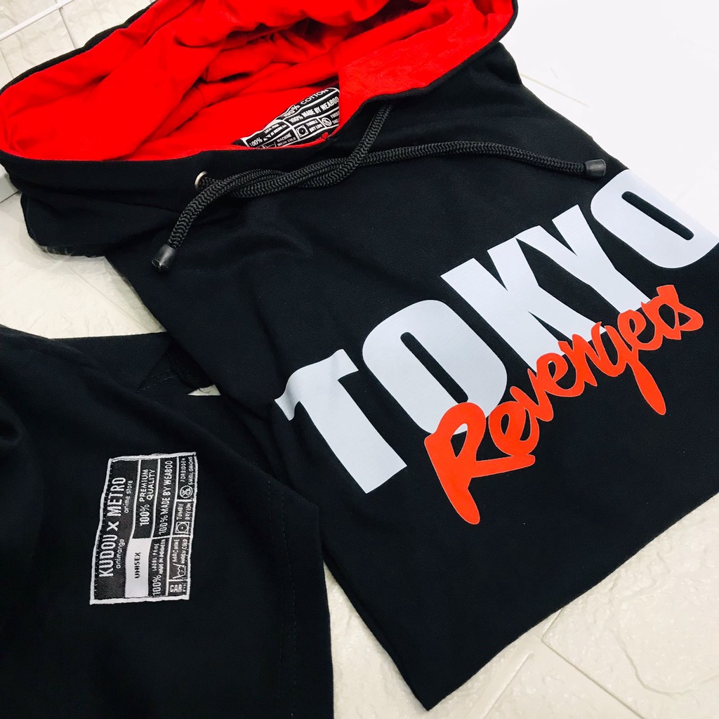 Tshirt Hoodie Tokyo Manji Red Anime Manga Tokyo Revengers Premium