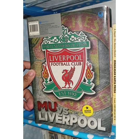 Majalah Gramediana Faceball Edisi MU Vs Liverpool Bonus Poster