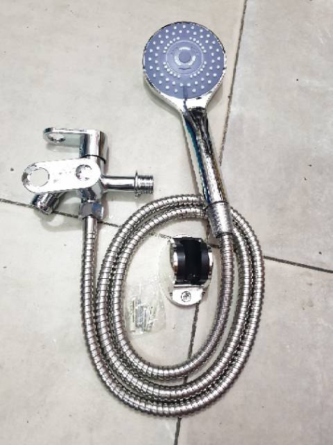 Paket shower mandi 5 pancuran + kran cabang PROMO