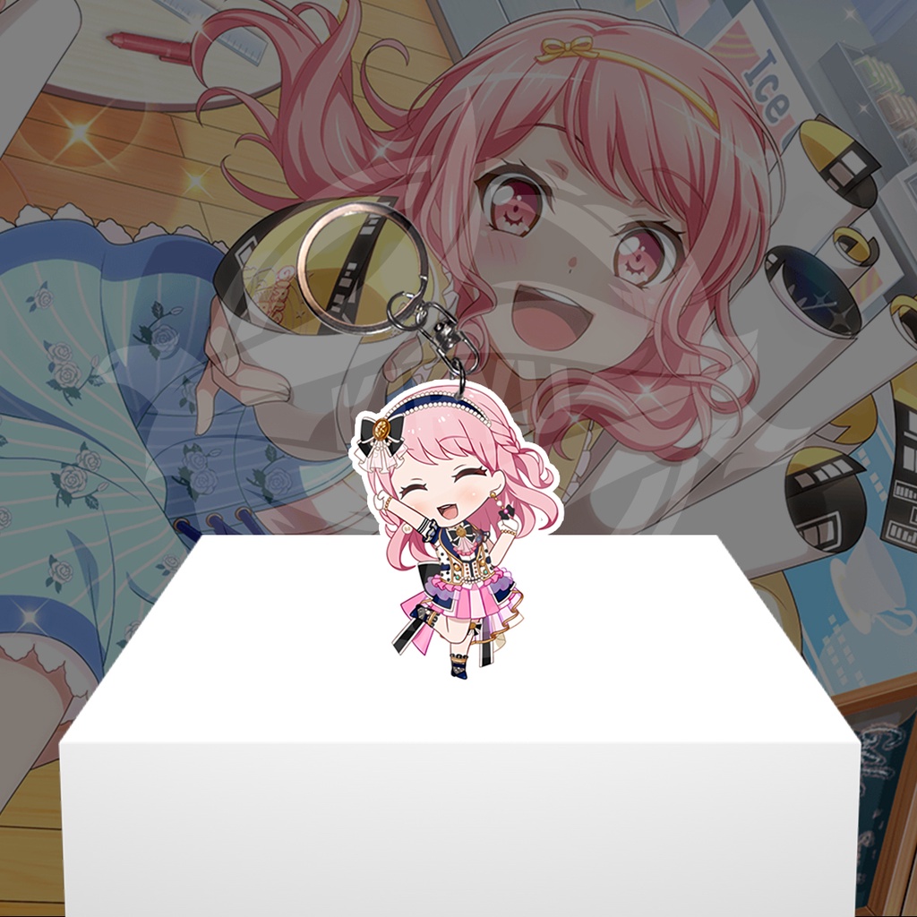 Gantungan Kunci Gantungan HP Anime Bang Dream Aya Maruyama - Ganci Akrilik - Keychain Acrylic