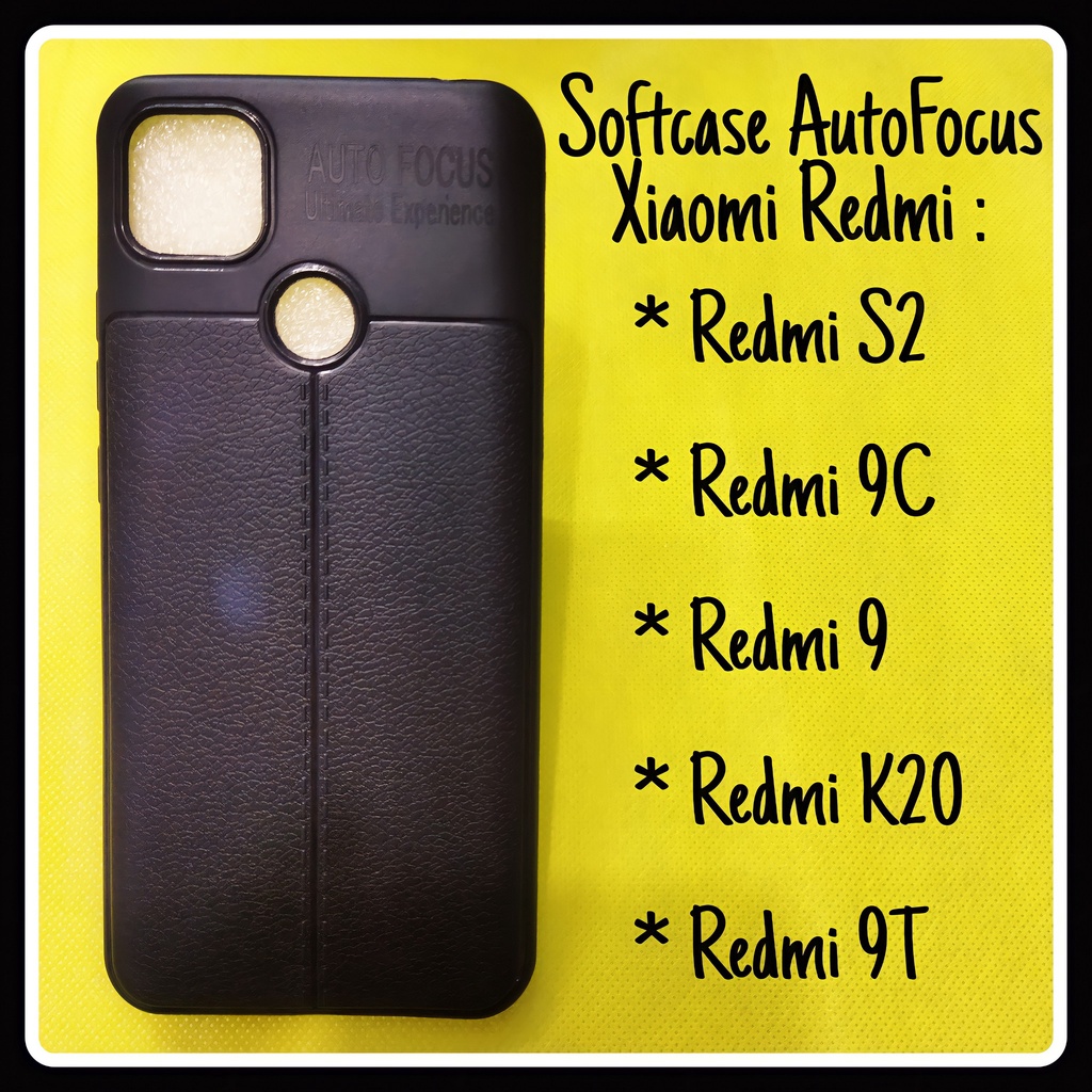 SoftCase AutoFocus Kulit Xiaomi Redmi S2/ Redmi K20/ Redmi/ Redmi 9C/ Redmi 9T