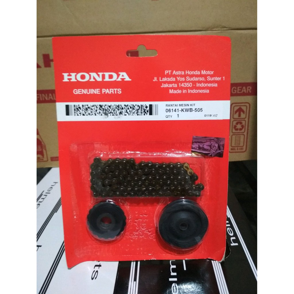  Rantai  Keteng  Set  Honda Blade 110 Karbu Revo Absolute 