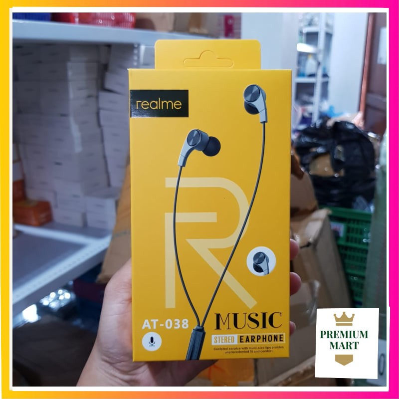 Headset / Earphone / Handsfree Realme AT-38 Stereo high Quality [PM]