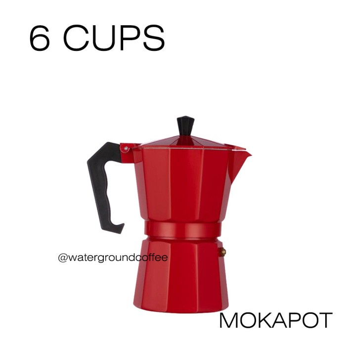 Jual Crema Moka Pot Cup Brandless Mirip Bialetti Mokapot Espresso Red Cups Shopee