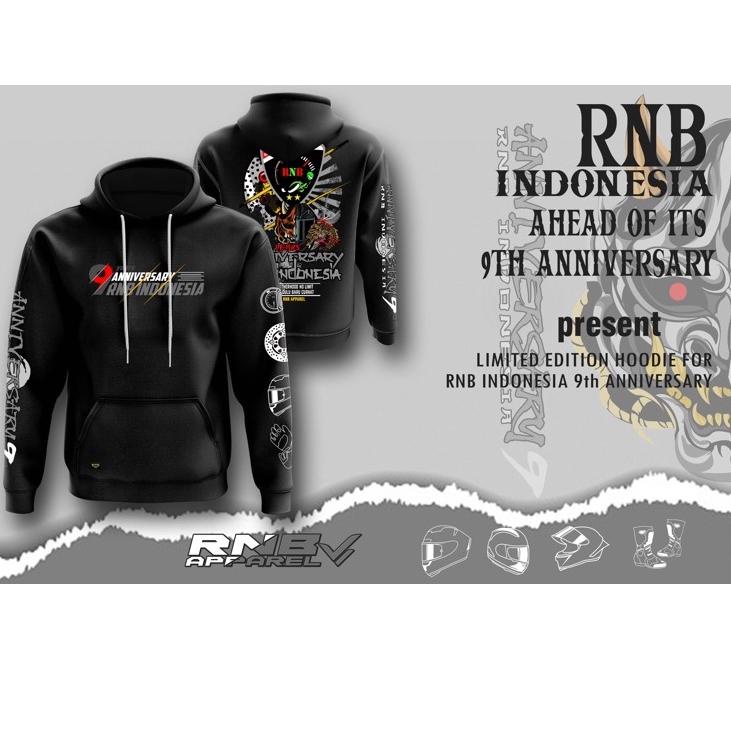 Banyak Dipakai.. Hoodie Anniv9 RNB Indonesia orginal %