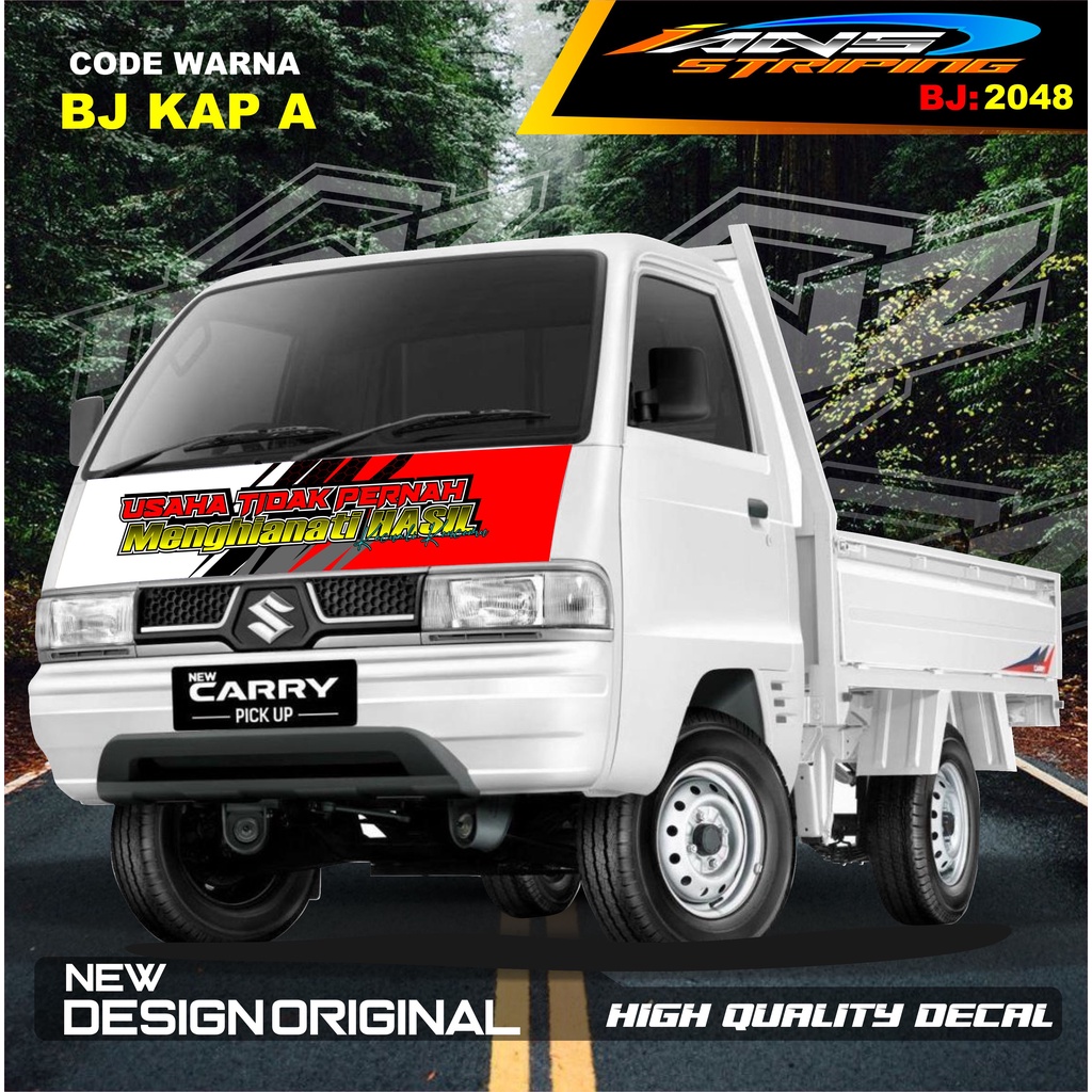 DECAL STIKER KAP DEPAN CARRY L300 PICK UP / STIKER KABIN CARRY L300 / STIKER KAP CUP DEPAN L300 PICK UP / STIKER MOBIL