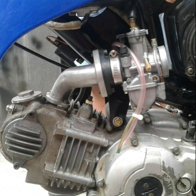 Intake manipol manifold GTX bebek modif jupiter vega hadap belakang panjang