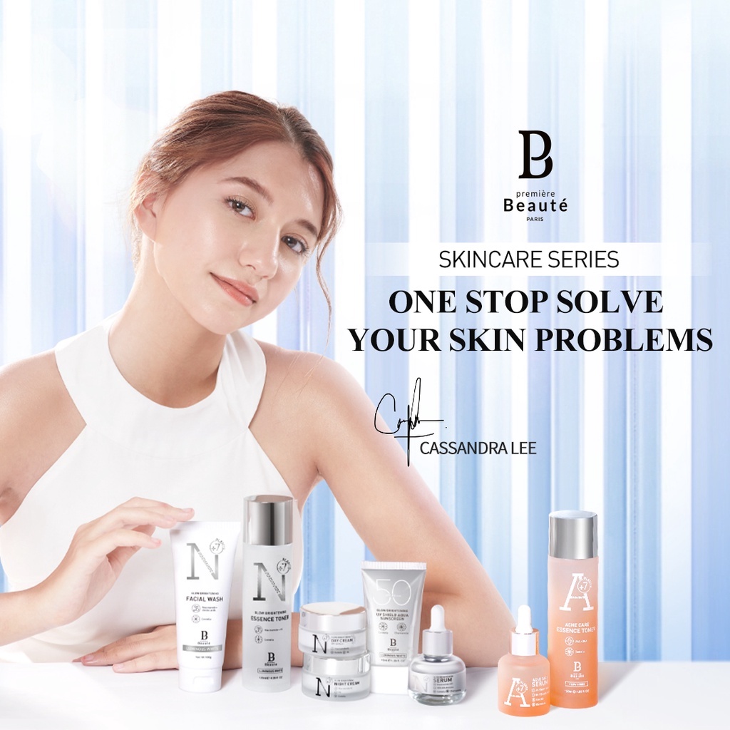 𝗣𝗥𝗘𝗠𝗜𝗘𝗥𝗘 𝗕𝗘𝗔𝗨𝗧𝗘 All Skincare Produk Packet Skincare Series Serum Essence Toner Facial Wash Night Cream Luminous White BPOM