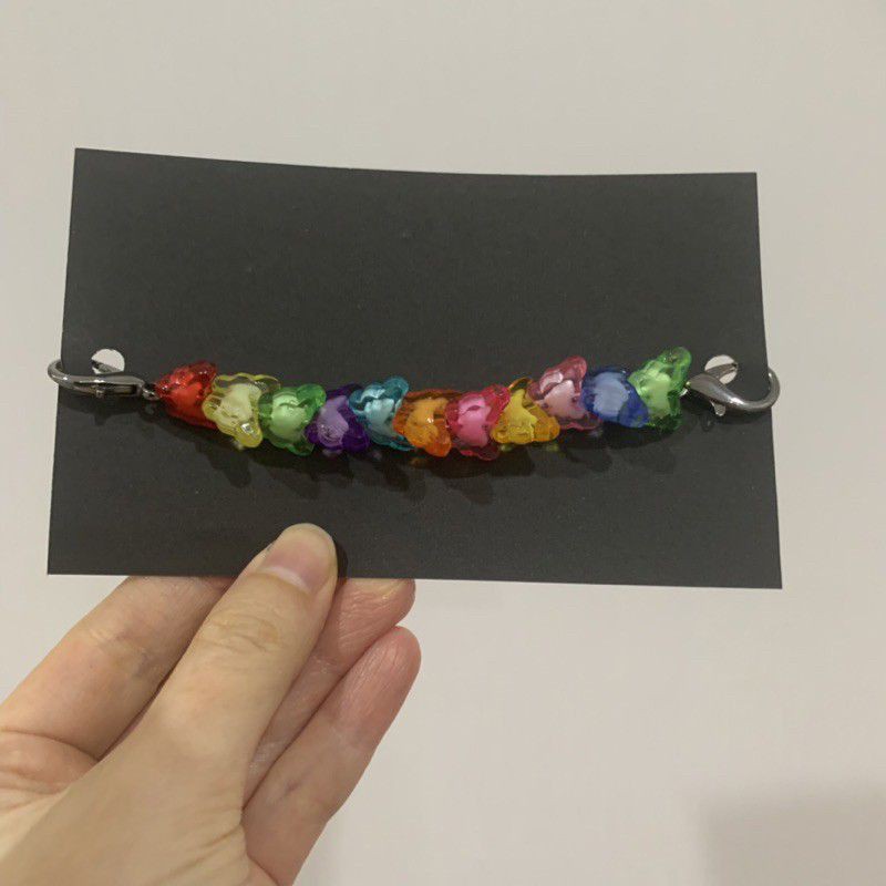 SET KONEKTOR PENGAIT MASKER ANAK KIDS MASK EXTENDER HOOK COLORFULL WARNA WARNI BATU PESTA MEWAH LUCU