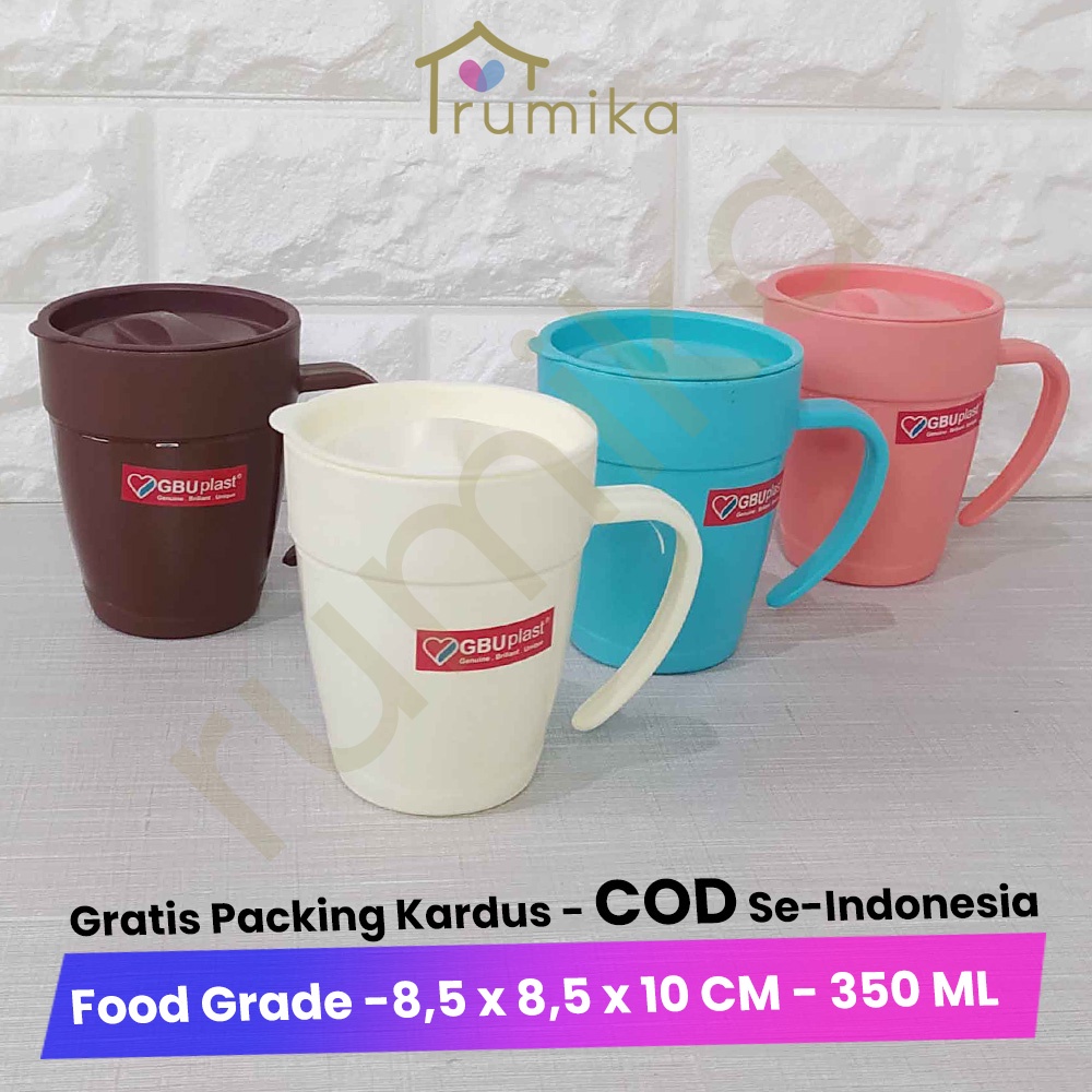 Jual Cangkir Tutup Mug Tutup Unik Gelas Plastik Tutup Kimmy 350 Ml Souvenir Hampers Food 6648