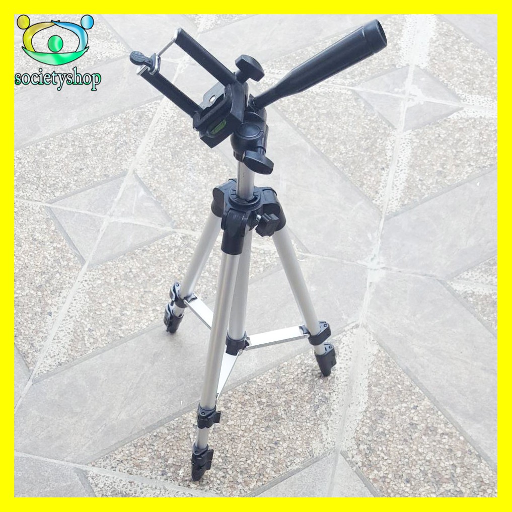 Tripod Simpel 1 Meter Holder Hp Kamera Acc Tinggi GoPro Camdig Tripot 3110 Waterpass