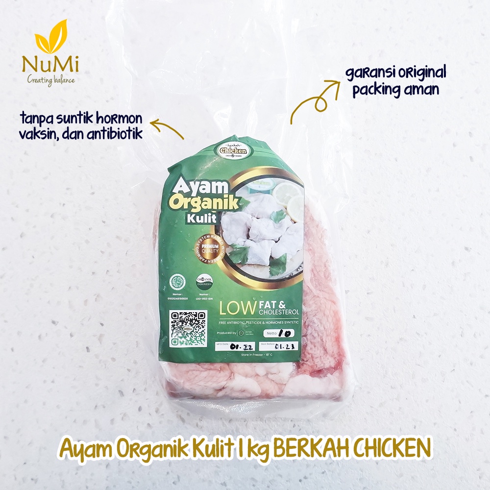 

AYAM KULIT M FROZEN ORGANIC BERKAH CHICKEN - TTN