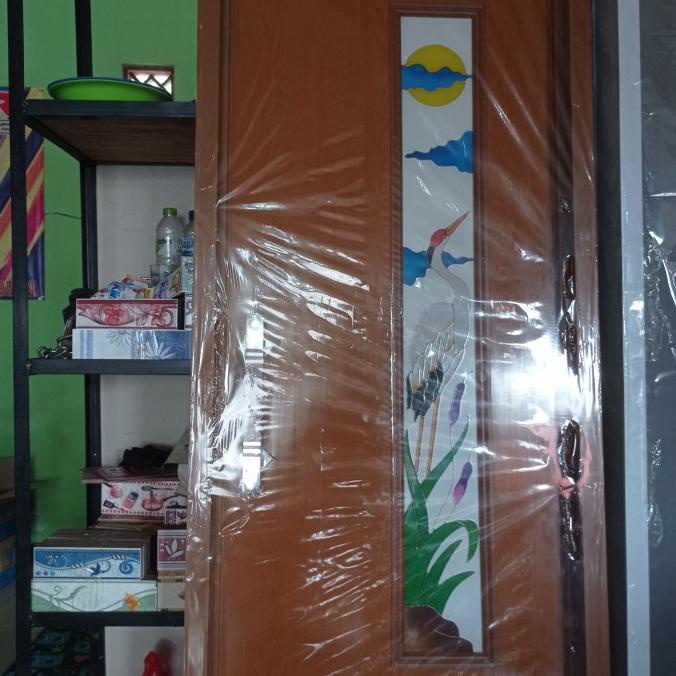 Pintu Kamar Mandi Pvc Motif Kaca