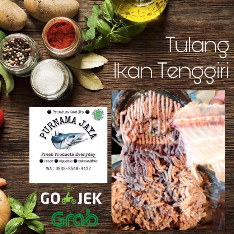 

Tulang Ikan Tenggiri Giling