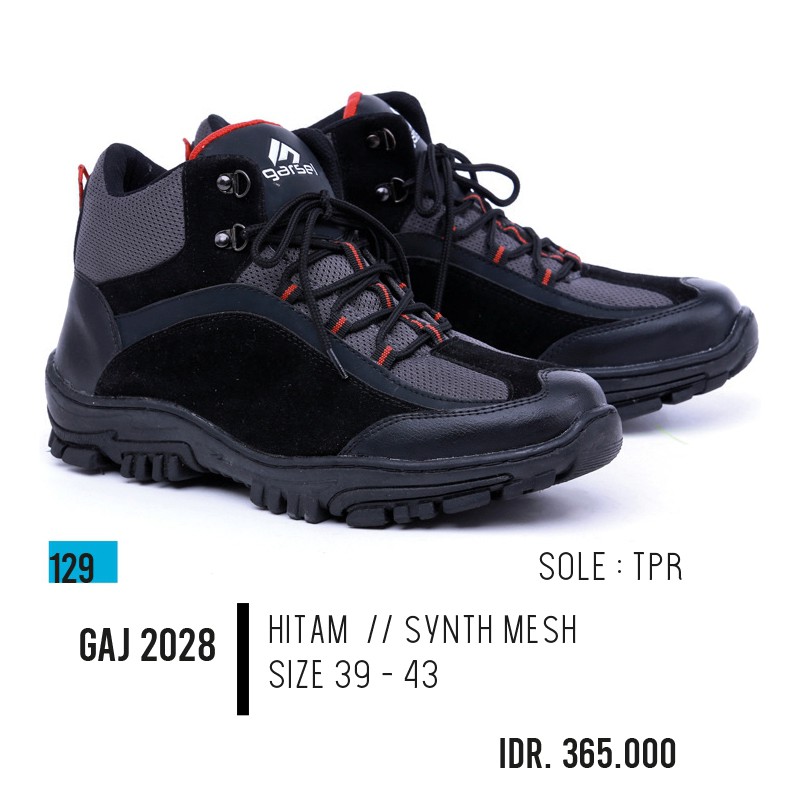 sepatu gunung,sepatu boots pria,sepatu hiking&amp;tracking GAJ 2028