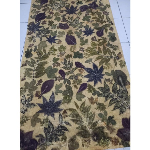 Kain Batik ecoprint Katun