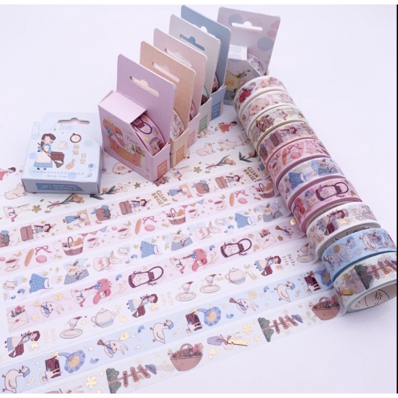 

washi tape selotip cute daily life korea style scrapbook journaling